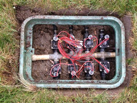 sprinkler wiring junction box|round sprinkler valve box extension.